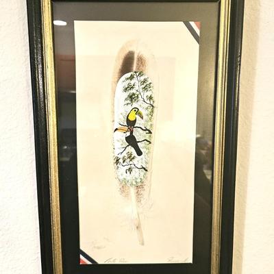 Vintage Artwork, Costa Rican National Bird