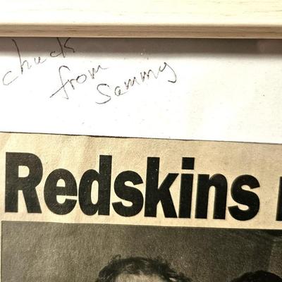 Washington Redskins Memorabilia