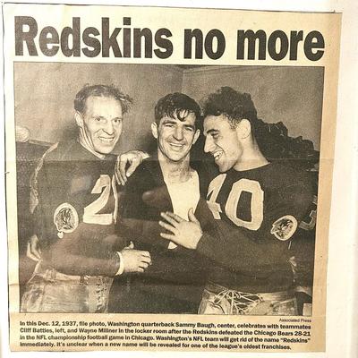 Washington Redskins Memorabilia