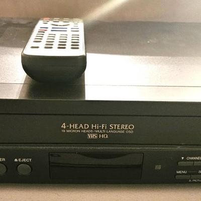 Sharp Video Cassette Recorder, Model VC-H972 with Manuel