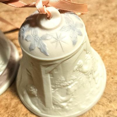 2 Retired Lladro Bells