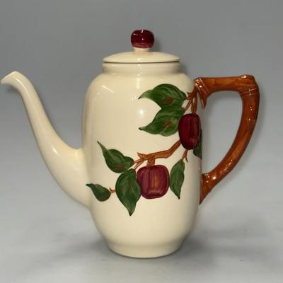 Franciscan Apple Coffee Pot with Lid Made in US