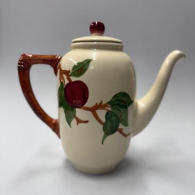 Franciscan Apple Coffee Pot with Lid Made in US