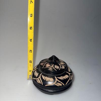 2 Vintage African Carved bowls