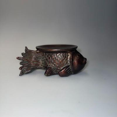 Vintage Koi Fish Candle Holder
