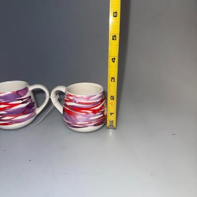 Set of two Starbucks 2016 Spring Watercolor Coffee Mug