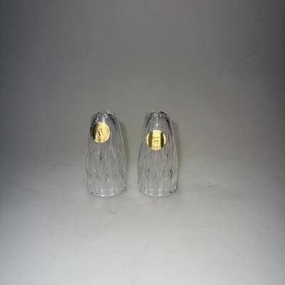 2Pc Princess House Lead Crystal Salt and Pepper Set