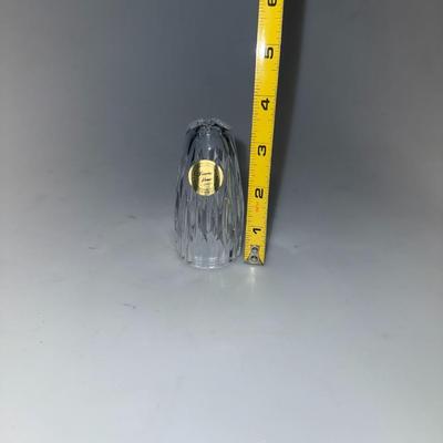 2Pc Princess House Lead Crystal Salt and Pepper Set