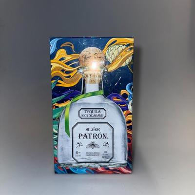 Empty PATRON Tequlia Silver Limited Edition Mexican Heritage Collectable Tin 2020