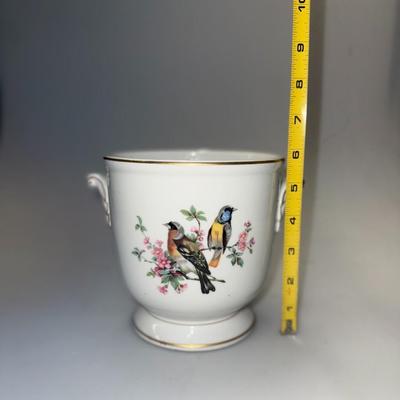 Vintage Ceramic Double Bird Planter
