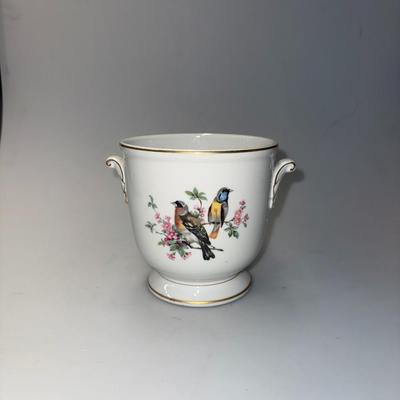 Vintage Ceramic Double Bird Planter