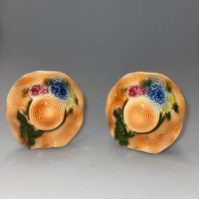 Set of 2 Royal Copley Vintage Wall Pocket
