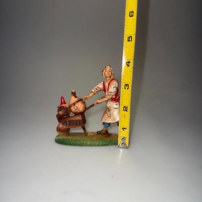 3 Vtg Nativity Village Figures