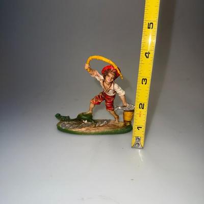 3 Vtg Nativity Village Figures