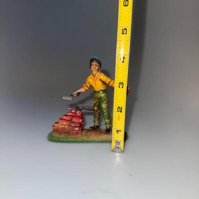 3 Vtg Nativity Village Figures