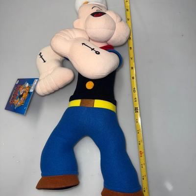 Vtg. Talking PopEye 20" (Does work!)