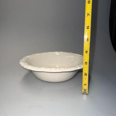 Vintage 1970’s White Ironstone Wash Basin and Pitcher