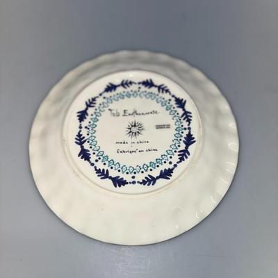 Anthropologie Swan 8.5" Dessert / Salad Plate Tula Earthenware