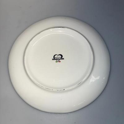 Ceramica Cuore Platter Cherry country scene Italy