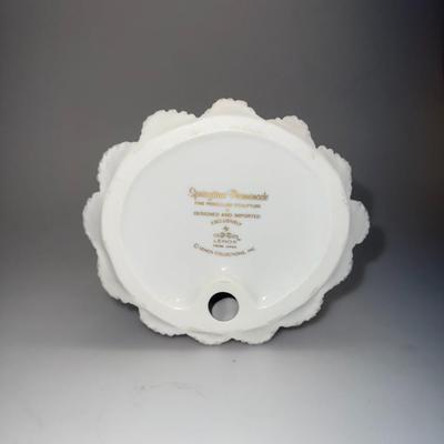 Retired Lenox Springtime Promenade ~ Fine Porcelain Sculpture ~ Porcelain Lady in Gown With a Umbrella