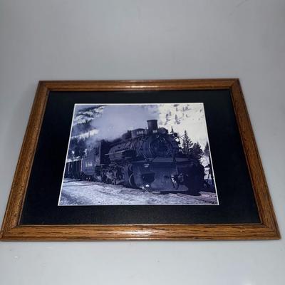 Steam Locomotive Print Picture