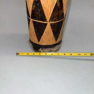 Diamond faced Bamileke Tribal Ceremonial Hand Drum