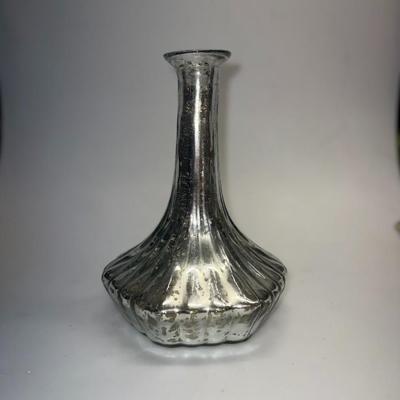 Decorative Silver Flower Vase ( Mercury Glass)