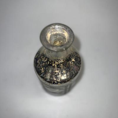 LARGE Glass Bottle Mirror Mercury Glass 