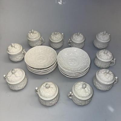 Pot De Créme w/ Saucers
