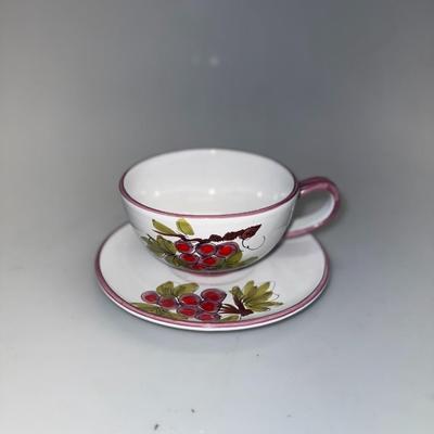 Italian Tea cups and saucers