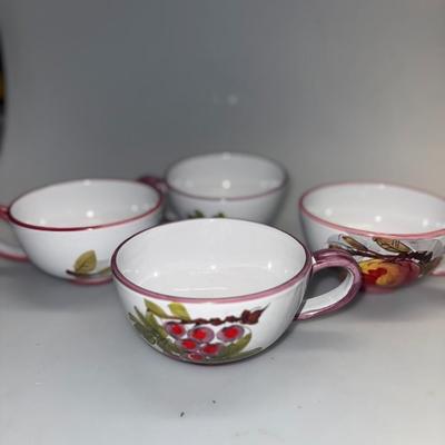 Italian Tea cups and saucers