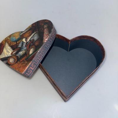 Heart Shaped Bear Box