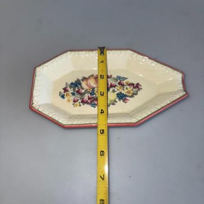 Avon : Sweet Country Harvest Ceramic Spoon Rest With Assorted Fruit Theme