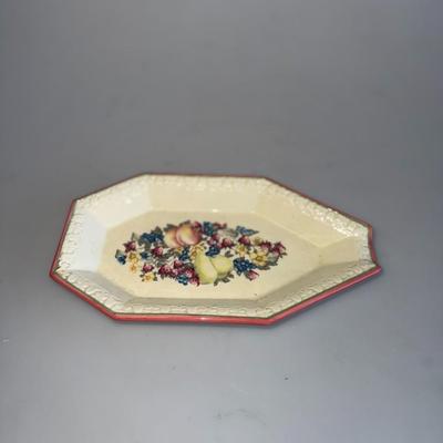Avon : Sweet Country Harvest Ceramic Spoon Rest With Assorted Fruit Theme