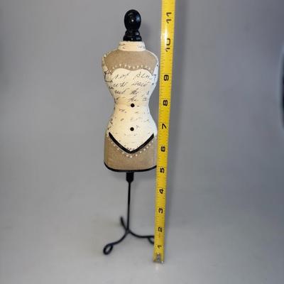 miniature dress form mannequin.