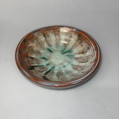 Vintage dish, sandstone dish, round dish, decorative dish, pottery 