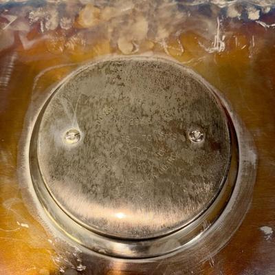Vintage Silverplate Footed Serving Tray, actually heats up