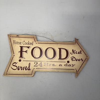 Home Cook Food Served Sign