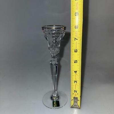 Vintage Waterford Marquis "Hanover Gold" Crystal 7-7/8” Candlestick Replacement