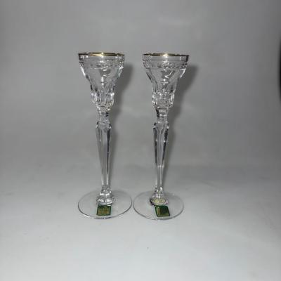 Vintage Waterford Marquis "Hanover Gold" Crystal 7-7/8” Candlestick Replacement