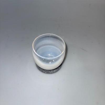 Collectibel Glassy Baby Hand Blown Drinker Fizz White Ombre