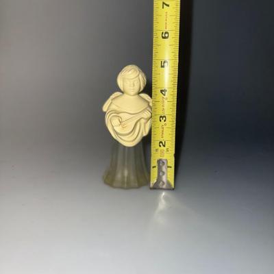 Under 20.00/AVON Angel Song Cologne/Vintage Angel with Mandolin Collectible Full Bottle Fragrance Decanter/Gift For Collectors/No.202