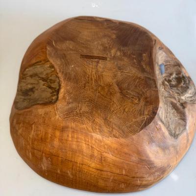 Vtg. Large Wood Bowl