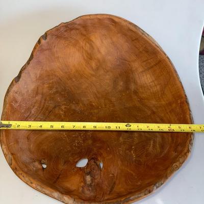 Vtg. Large Wood Bowl