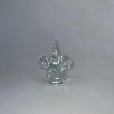Langsam Billig Elephant Figurine Good Luck Nose Up Hand Blown Glass Paper Weight