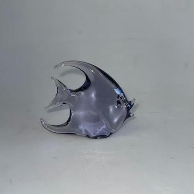 Vtg Murano Angelfidsh Figurine