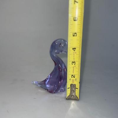 Purple Duck Paperweight