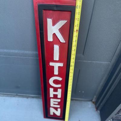 Large Kitchen Sign