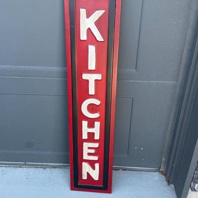 Large Kitchen Sign
