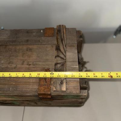 Vtg Wooden Ammo Crate (Fidelity Electric Pennsylvania )